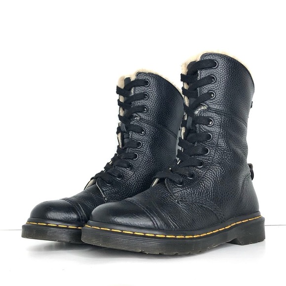 Dr. Martens Shoes - Dr. Martens Black Lace Up Boots